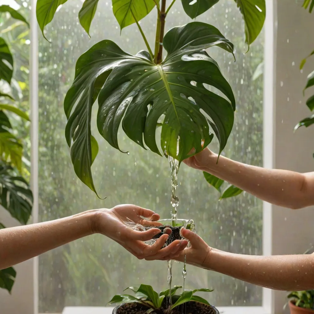 Monstera podlewanie: najlepsze praktyki dla zdrowych liści