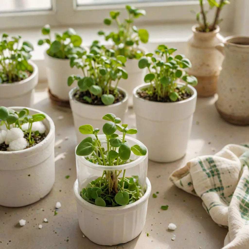 Jak posadzić rzeżuchę na wacikach: prosty domowy sposób