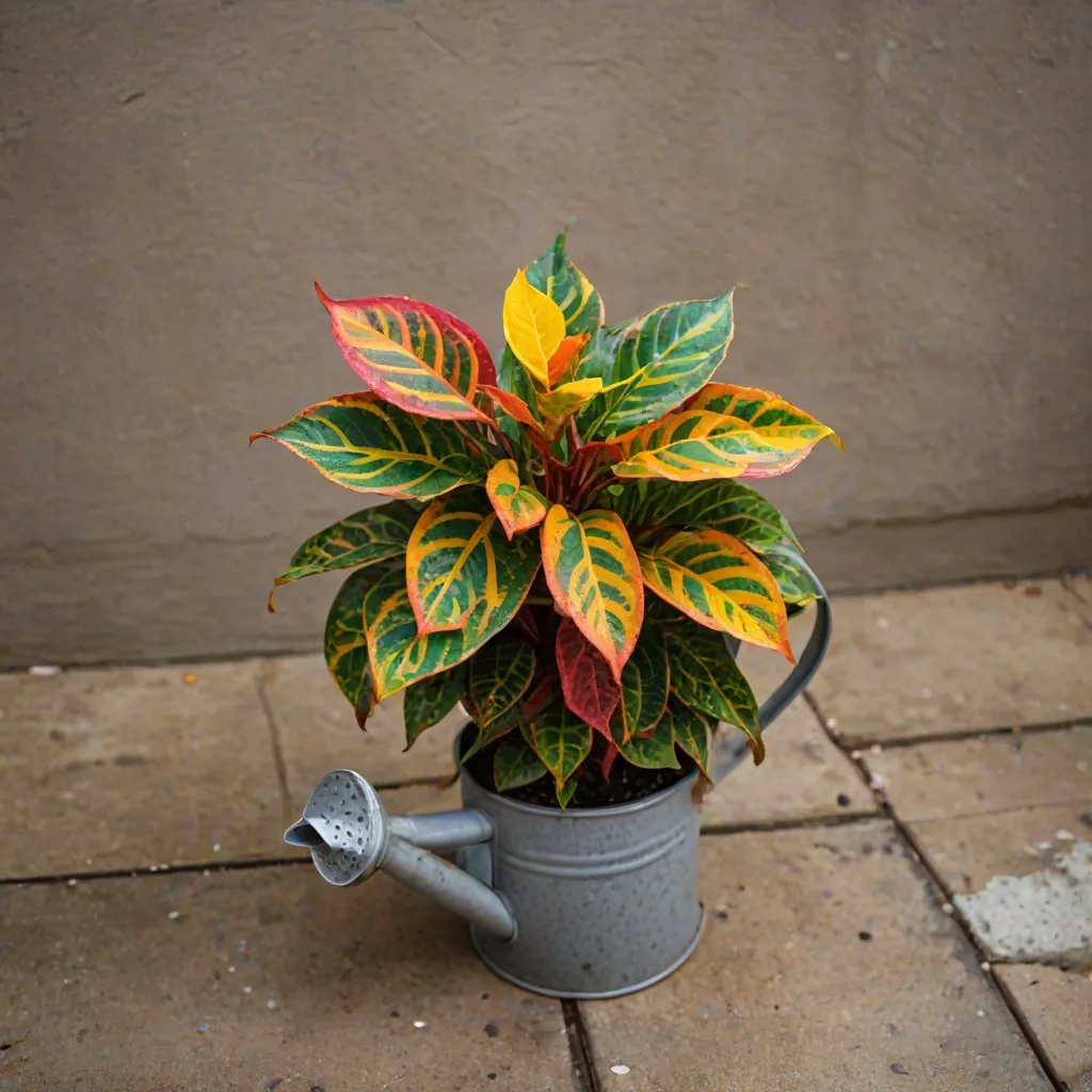 Kroton podlewanie: jak zapewnić zdrową roślinę?