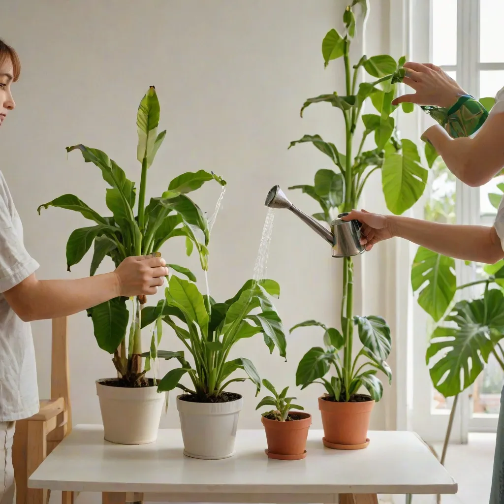 Bananowiec podlewanie: jak nawadniać domowy bananowiec?